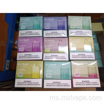 E rokok elf bar bc5000 puffs vape pakai buang